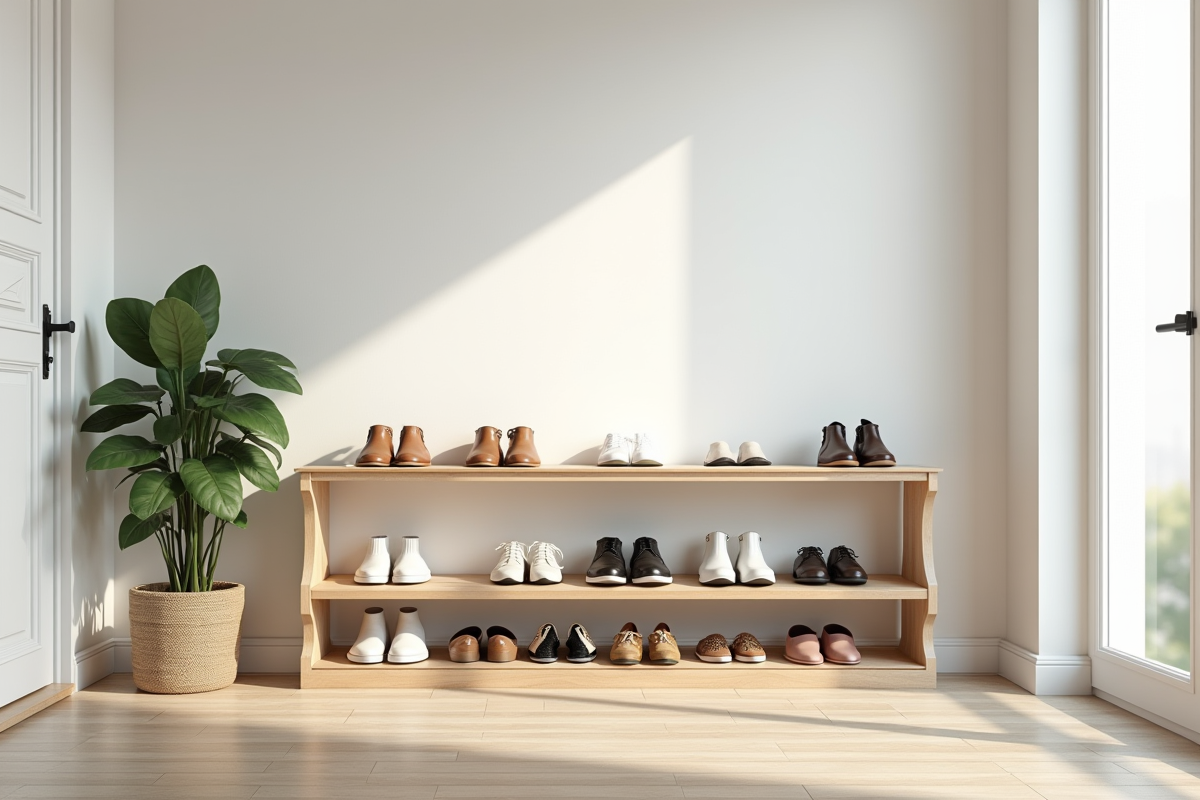 Emplacement idéal pour votre étagère à chaussures : conseils de rangement et organisation