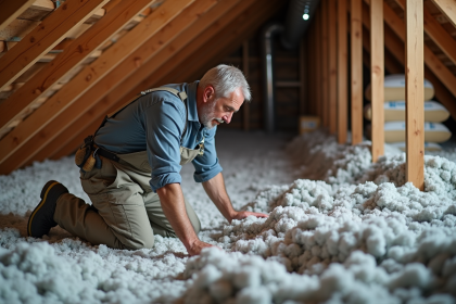 Installateur d isolation en attic en inspection