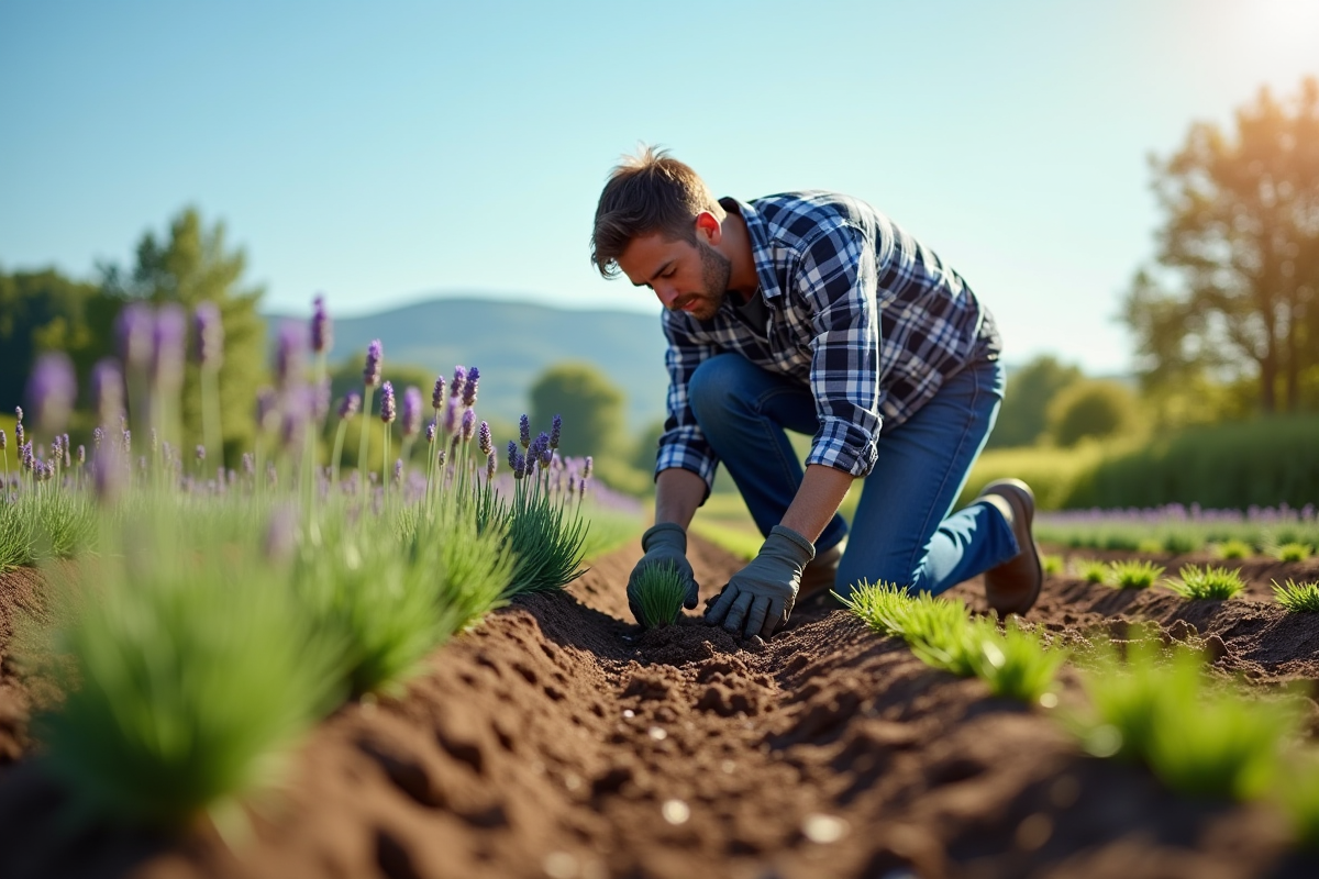 Plantation de la lavande en pleine terre : le meilleur moment