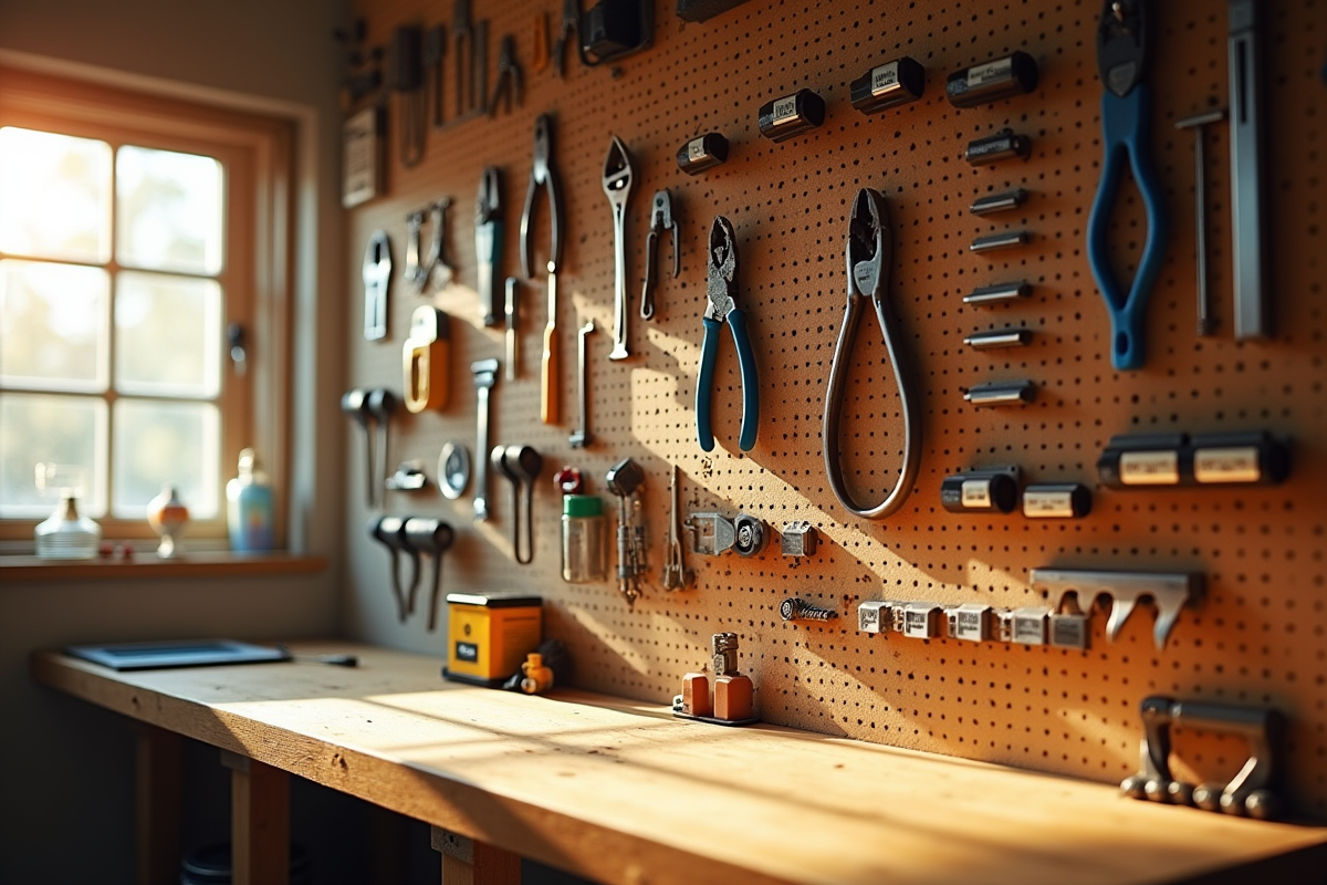 Rangement efficace des outils de bricolage : astuces et conseils