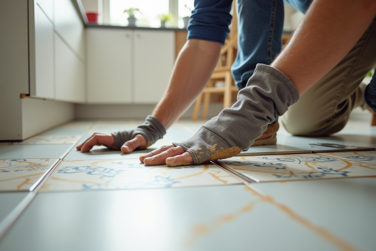 Recouvrement de carrelage au sol sans dépose : techniques et astuces
